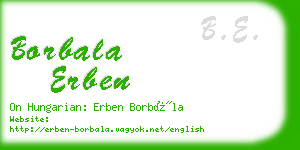 borbala erben business card